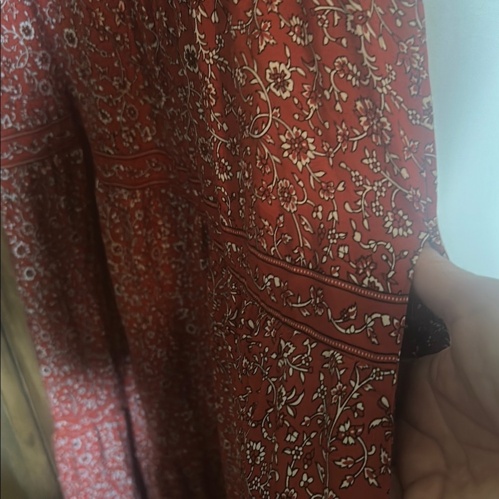 Max Studio Red Floral Maxi Dress - Picture 3 of 3